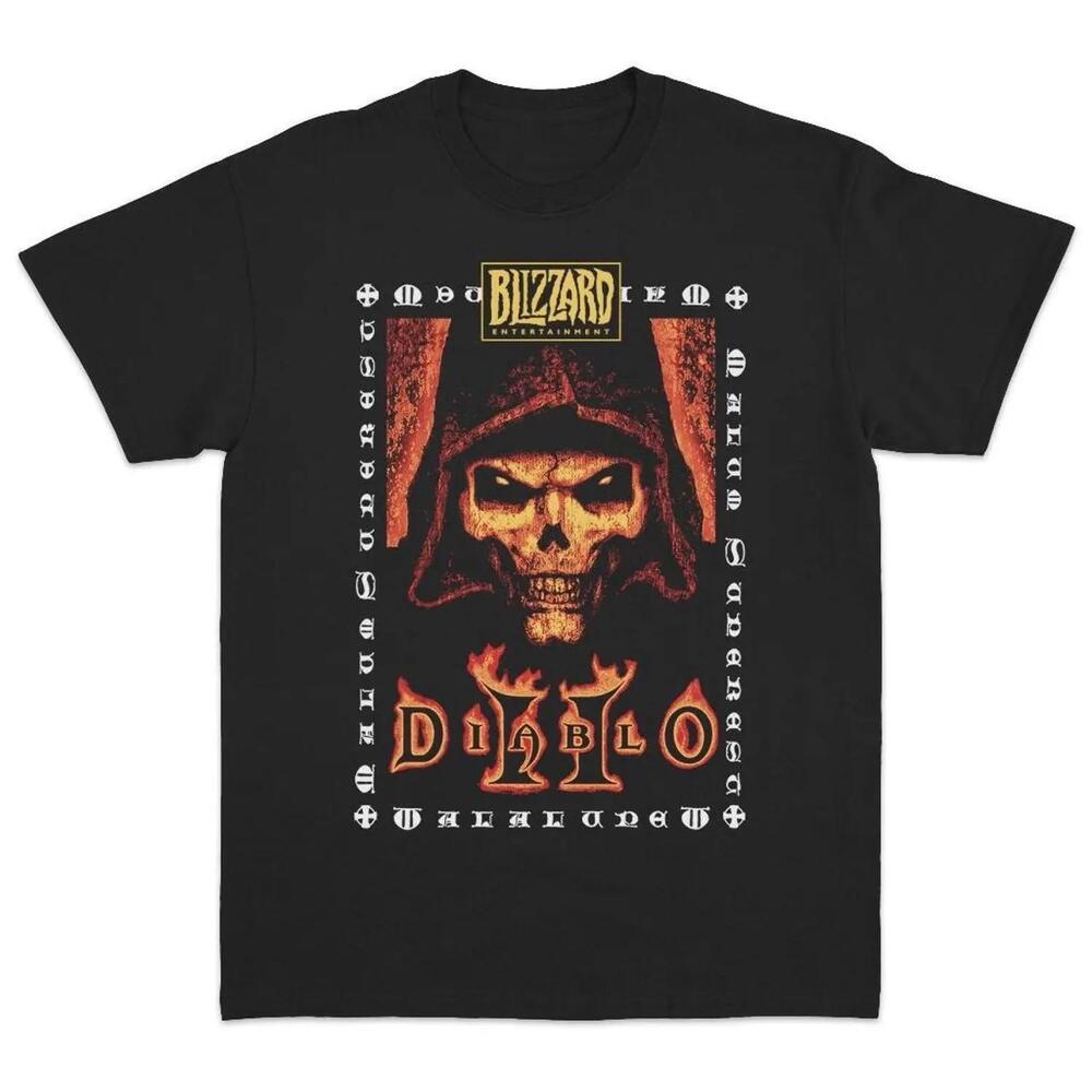 Skull Death The D-Blo Ii Game Graphic Tee Black Unisex T-Shirt All